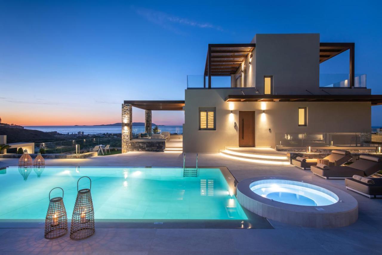 Kymo Instyle Villa - Sea View Private Pool Jacuzzi Kokkini Hani Exteriör bild