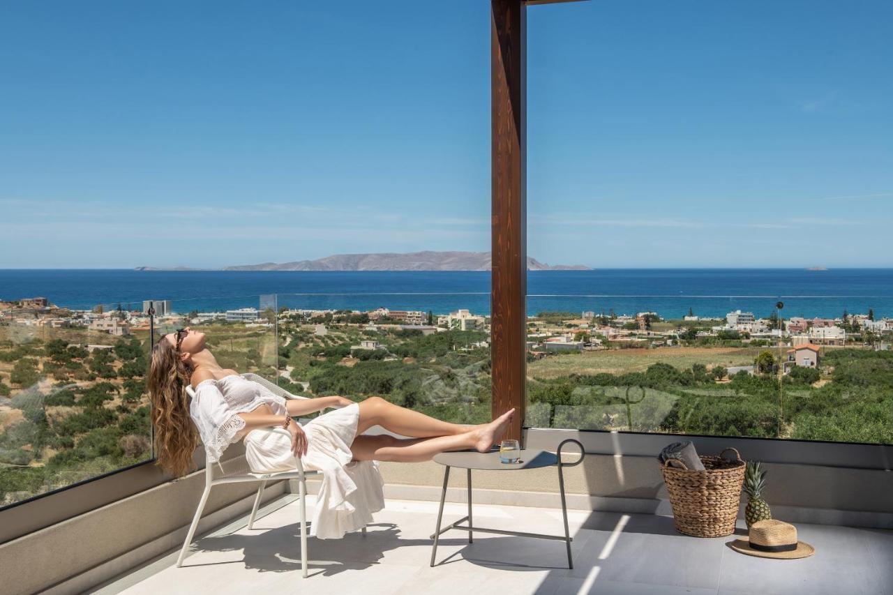 Kymo Instyle Villa - Sea View Private Pool Jacuzzi Kokkini Hani Exteriör bild